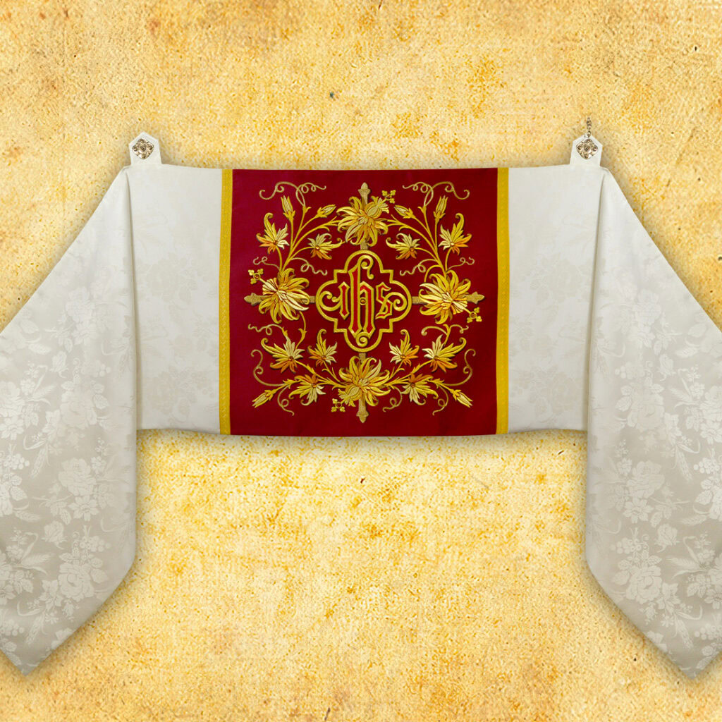 Velo Omerale ecru con IHS