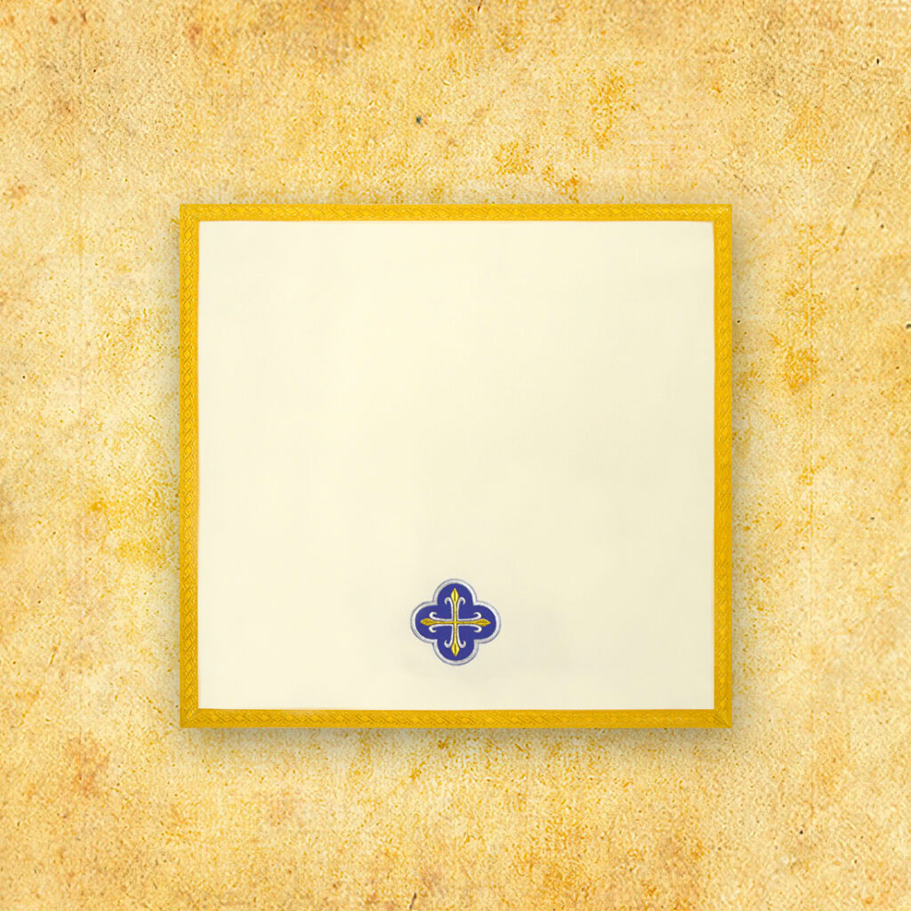 Velo ricamato per il calice ecru