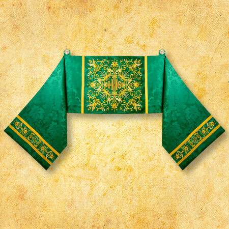 Welon haftowany naramienny "Massimo-Verde"