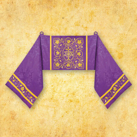 Welon haftowany naramienny "Massimo-Viola"