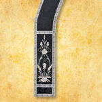 Stole diaconali nere ricamate