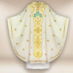 Casula ricamata Madonna di Fatima