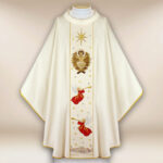 Paramento ricamato natalizio