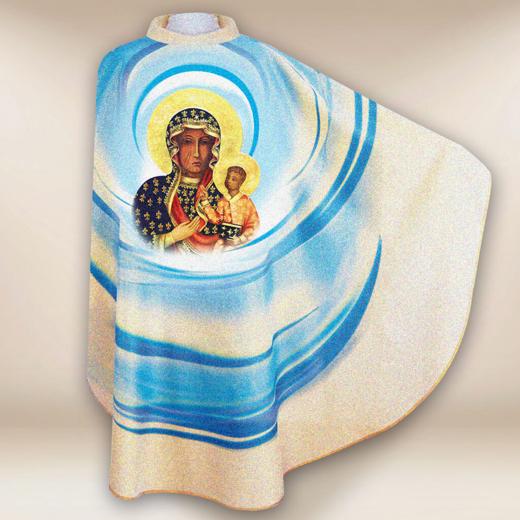 Casula con l'immagine della Madonna di Częstochowa