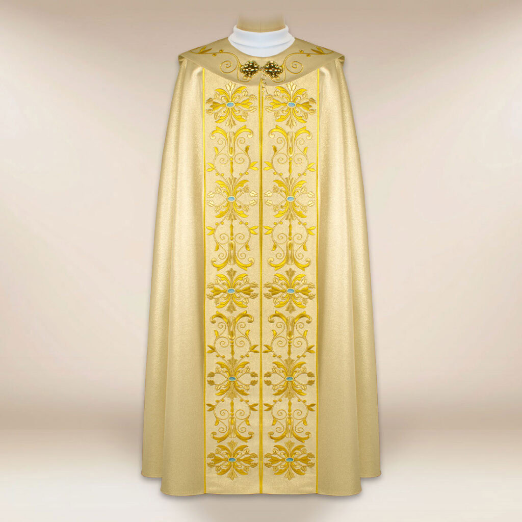 Piviale ricamato Mariano dorato