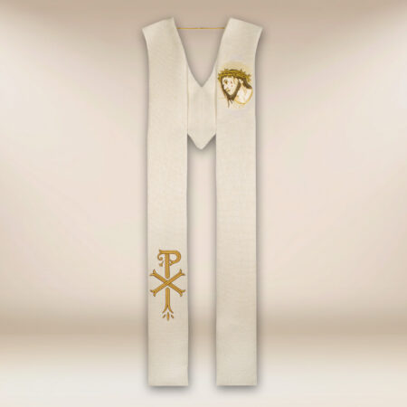 Stole sacerdotali ricamate Gesù sofferente