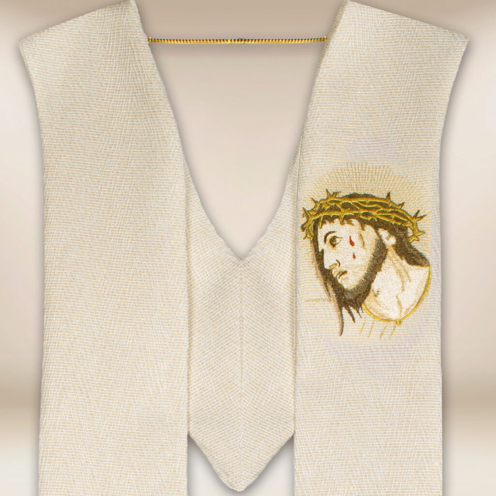 Stola ricamata Gesù Sofferente