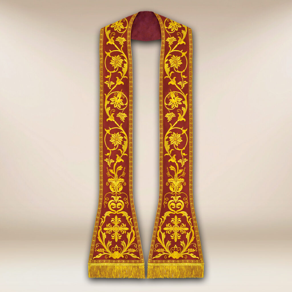 stola ricamata romana