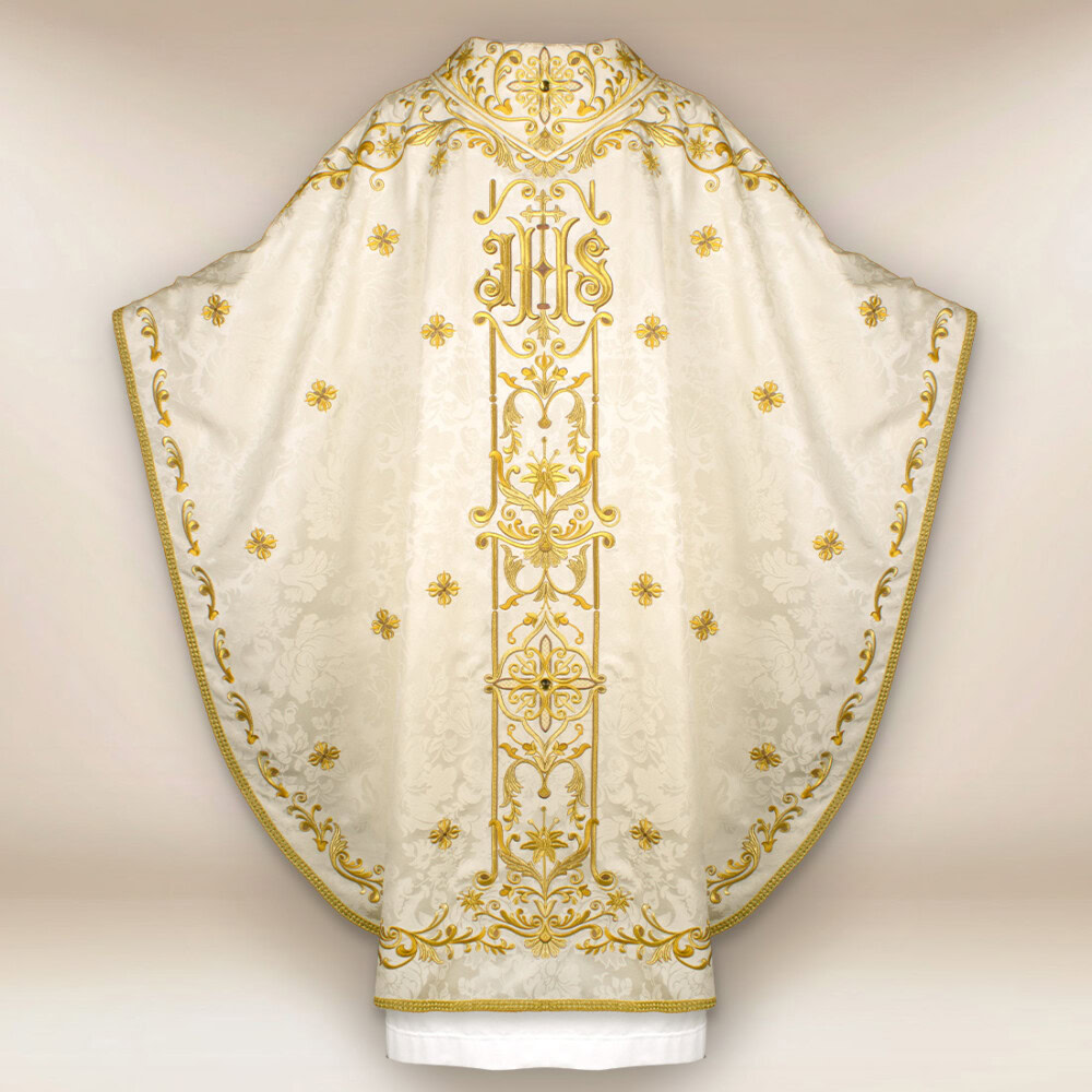 Casula ricamata liturgica Gesù Misericordioso