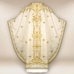 Casula ricamata liturgica Gesù Misericordioso