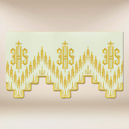 Coroncina ricamata ecru 590 cm