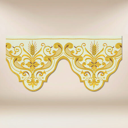 Coroncina ricamata ecru 590 cm