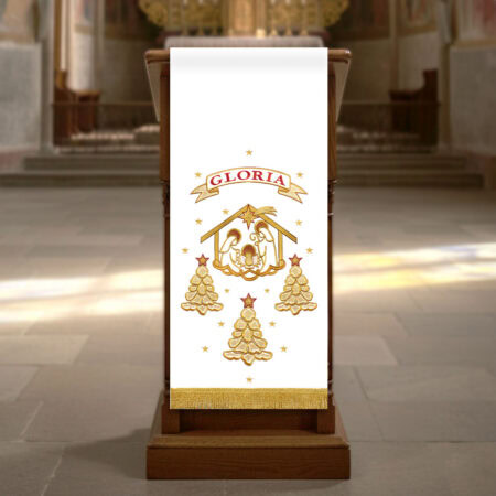 Lettorio ricamato “Gloria d’oro”