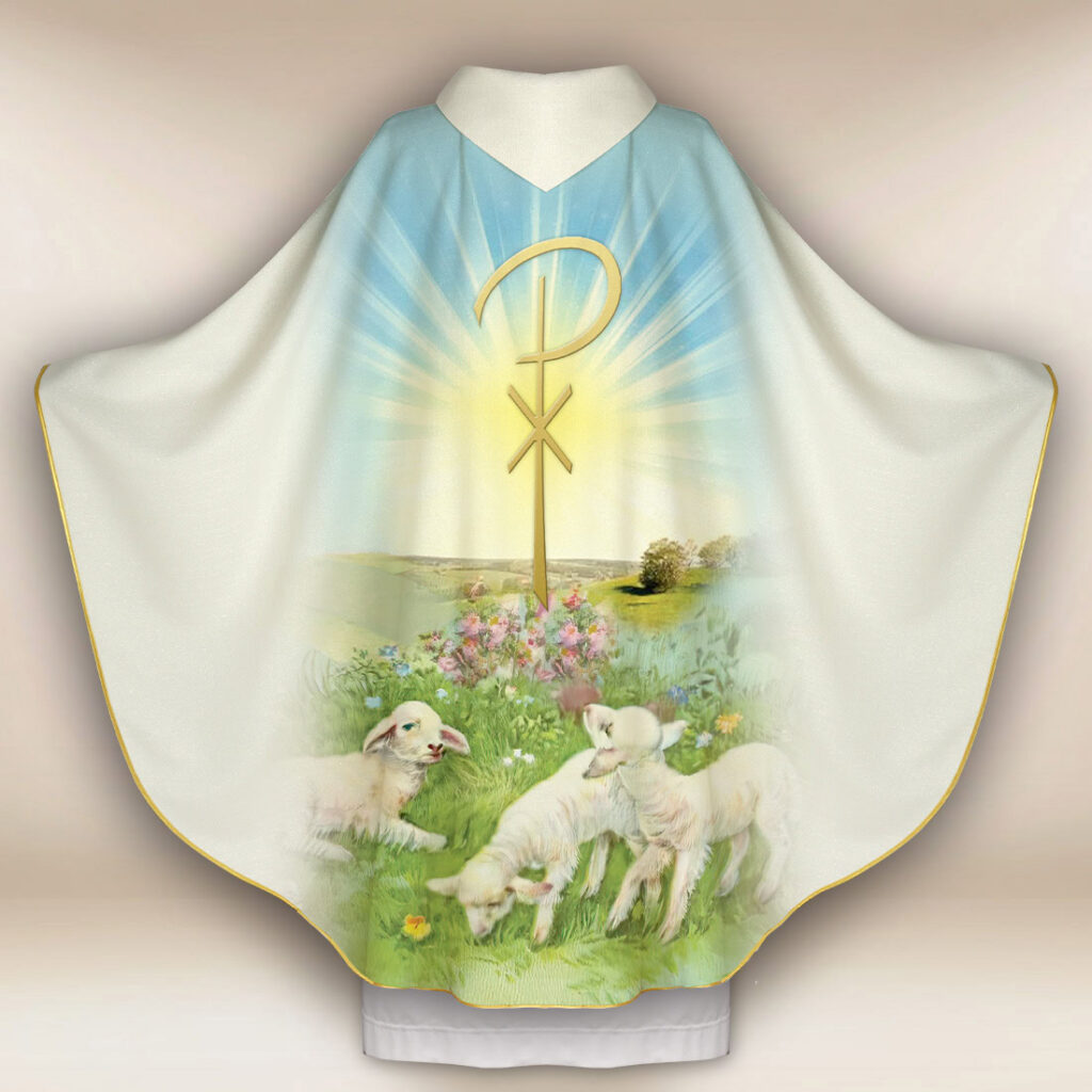 Casula foto Gesù Risorto
