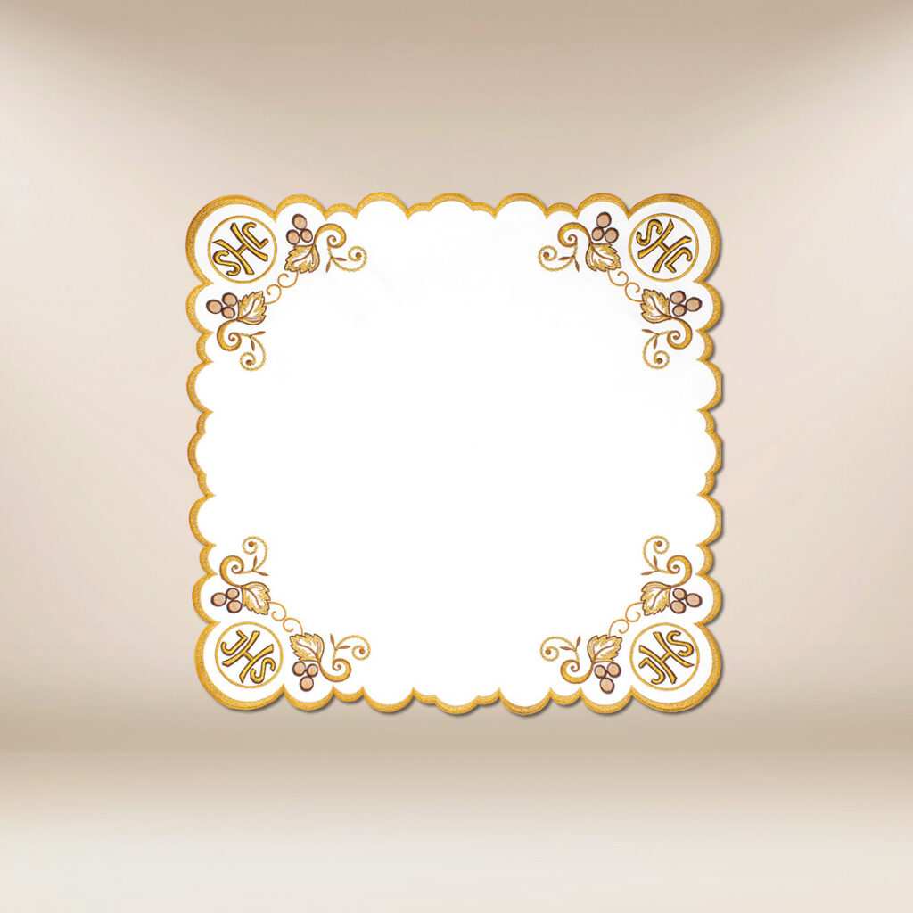 Tovagliolo ricamato, dimensioni 45×45 cm