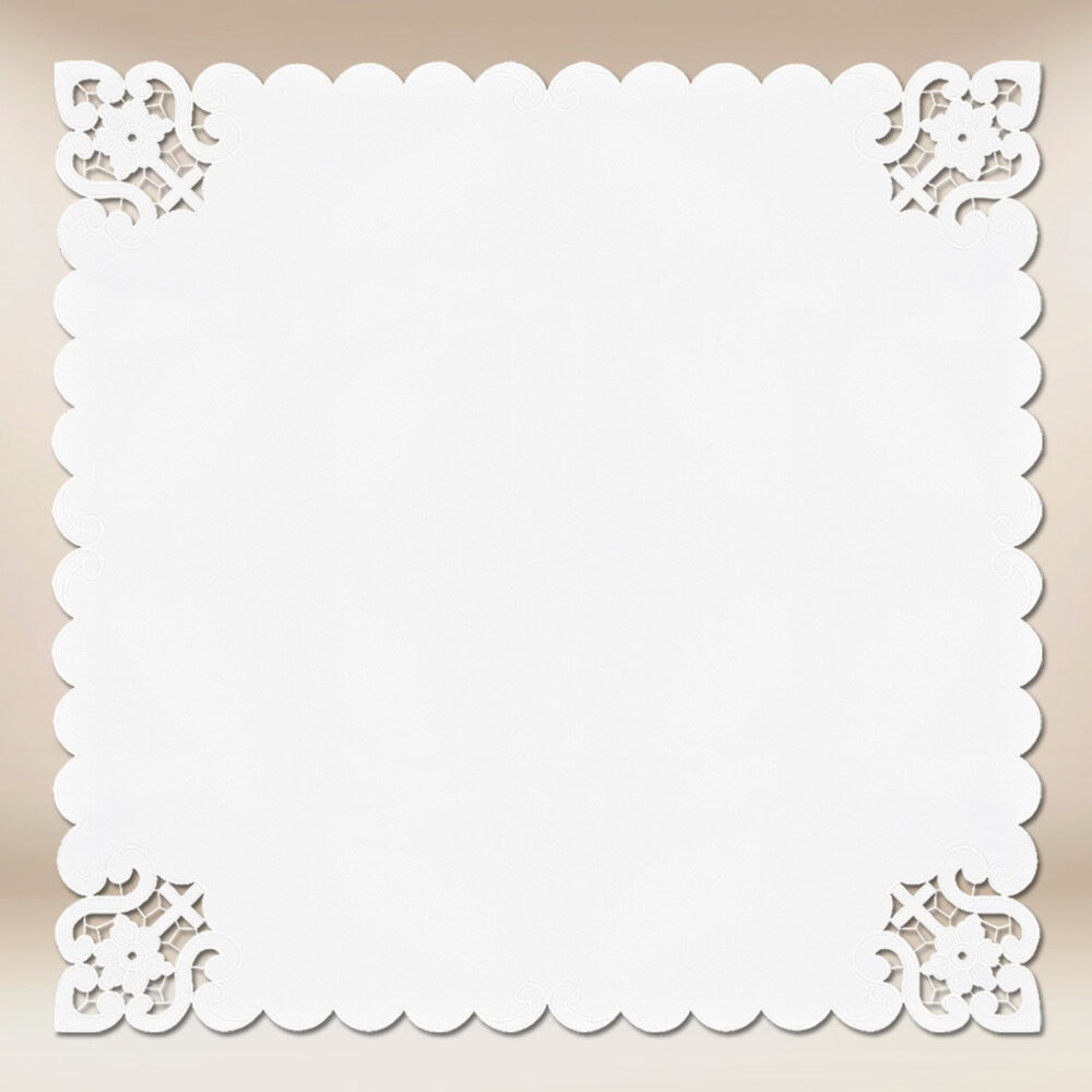 Tovaglietta ricamata 95x95cm