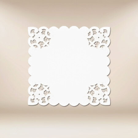 Tovagliolo da altare ricamato 45x45cm