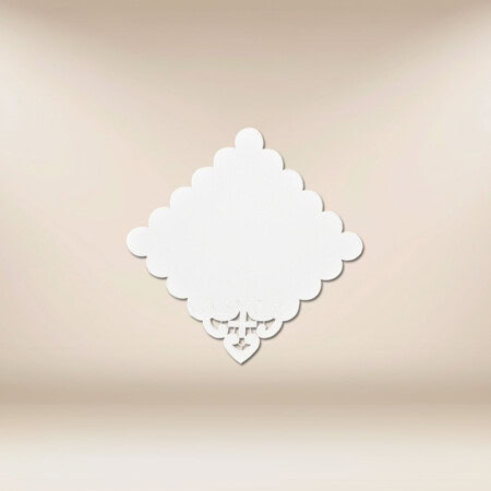 Tovaglietta da altare ricamata 32x32 cm