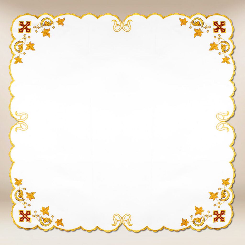 Tovagliolo ricamato Agnello di Dio