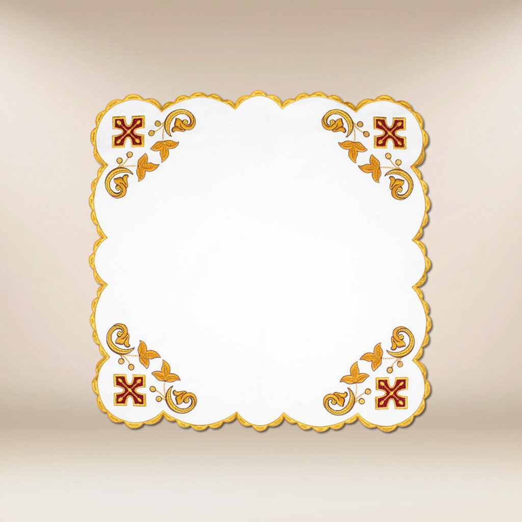 Tovagliolo ricamato Agnello di Dio