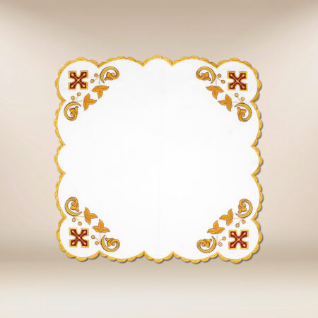 Tovagliolo ricamato Agnello di Dio