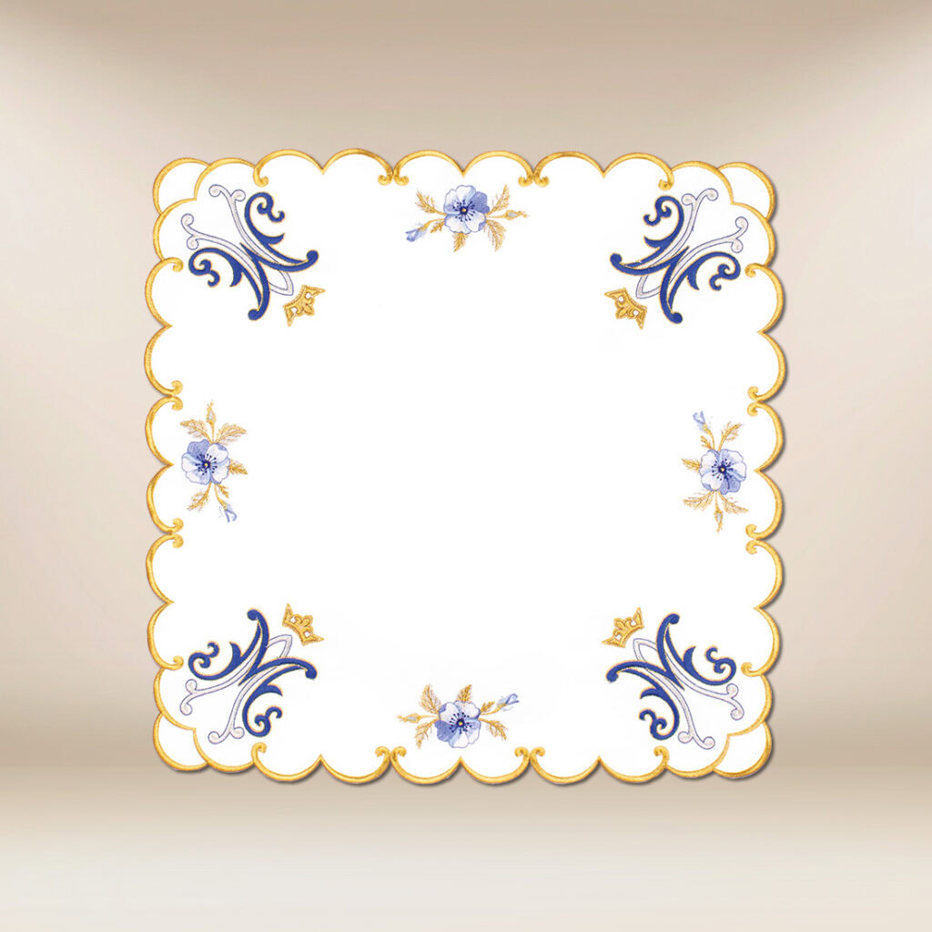 Tovaglia liturgica da altare mariana 45 cm × 45 cm