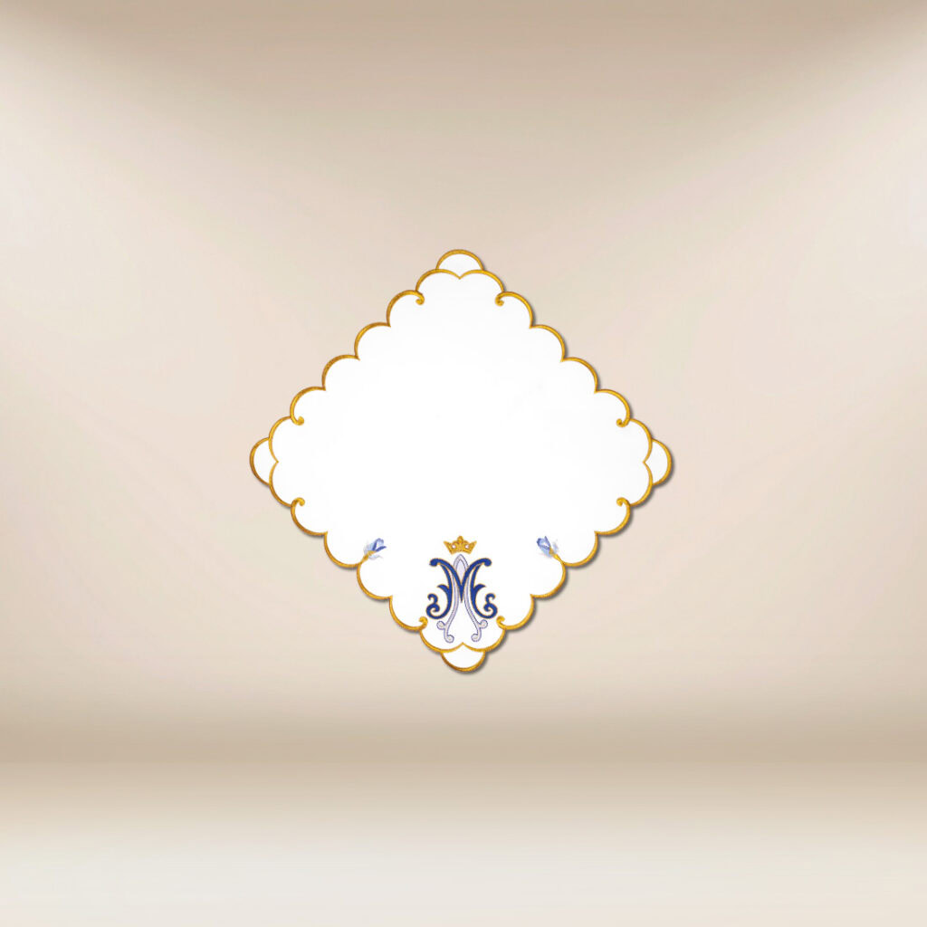 Tovaglietta liturgica mariana 32 cm×32 cm