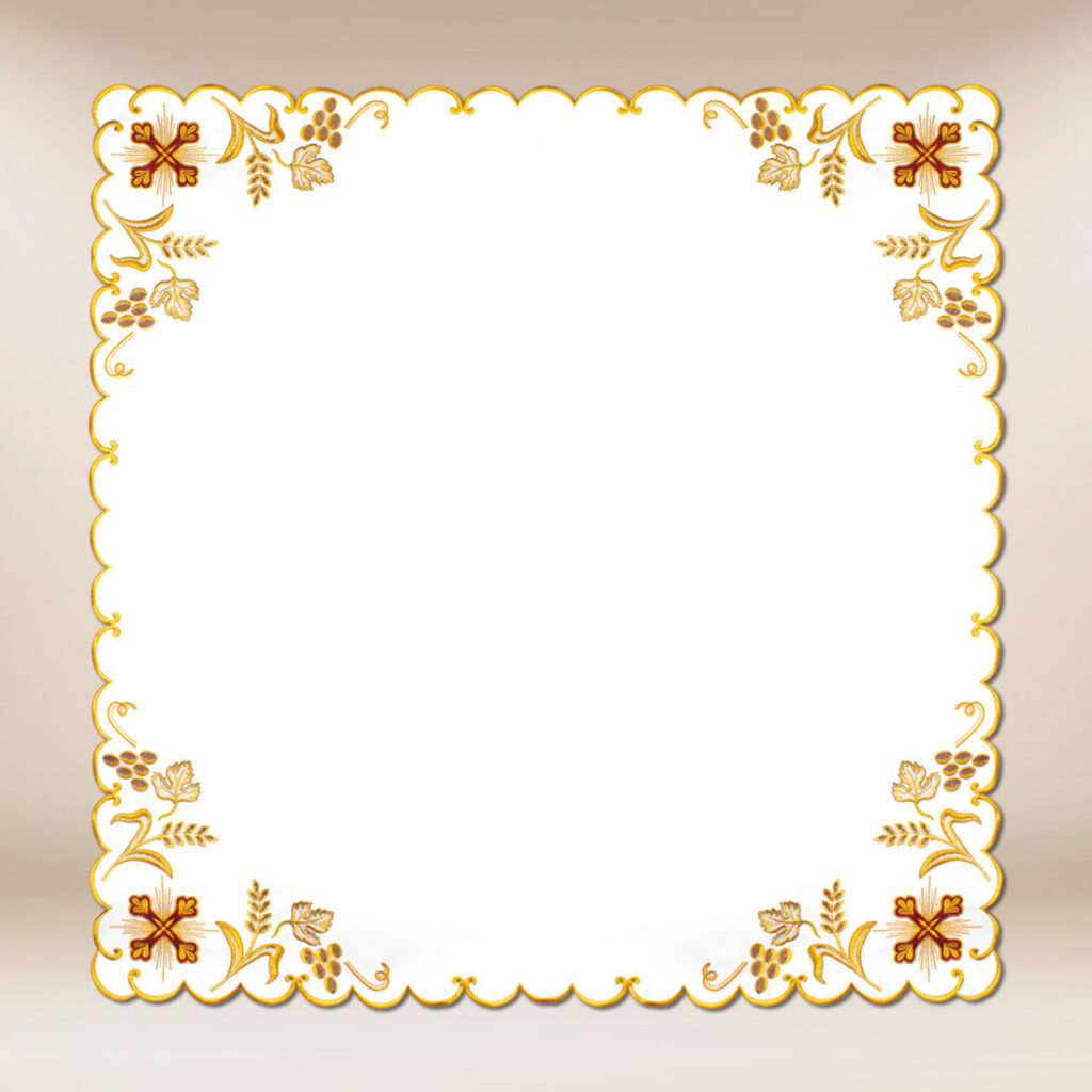 Tovagliolo ricamato Alfa Omega