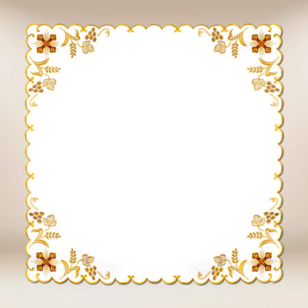 Tovagliolo ricamato Alfa Omega