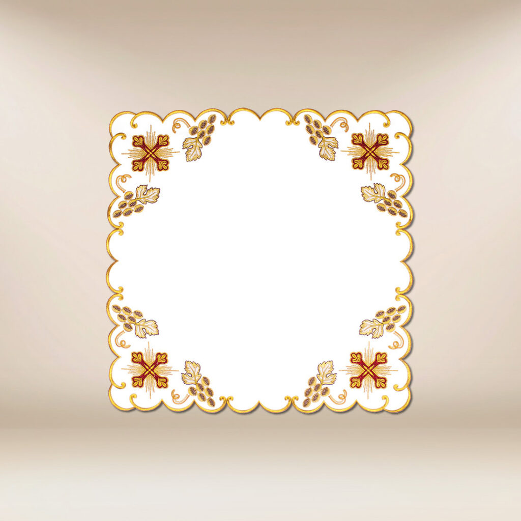 Tovagliolo ricamato Alfa Omega