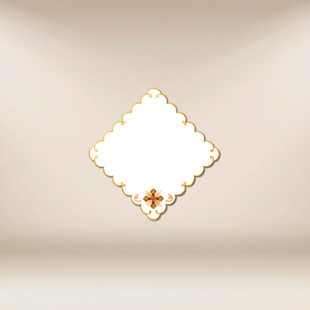 Tovagliolo ricamato Alfa Omega