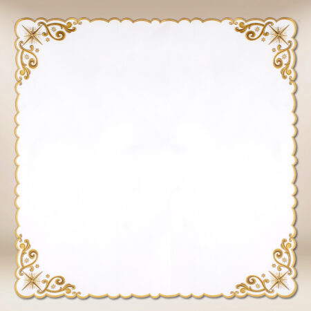 Tovagliolo ricamato natalizio