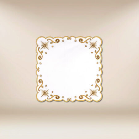 Tovagliolo ricamato natalizio