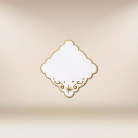 Tovagliolo ricamato natalizio