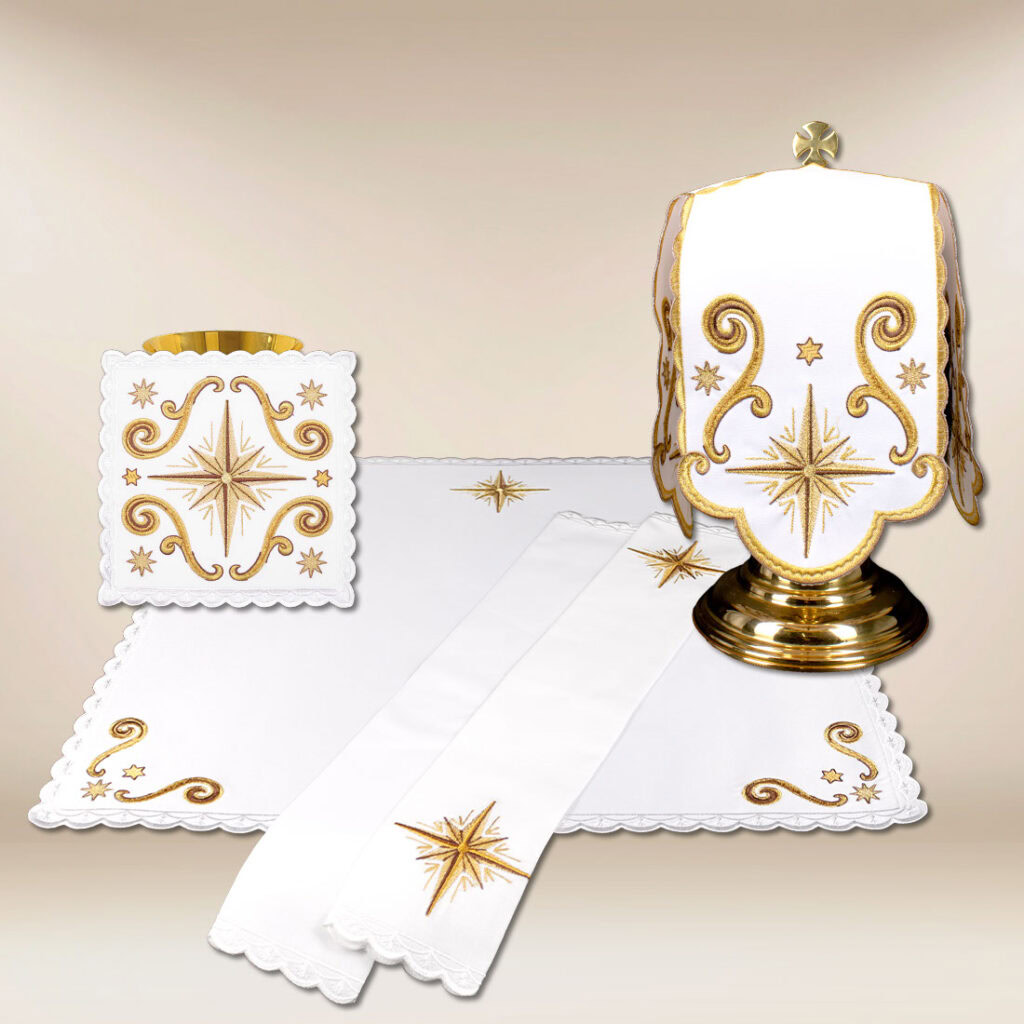 Set di biancheria per calice natalizia