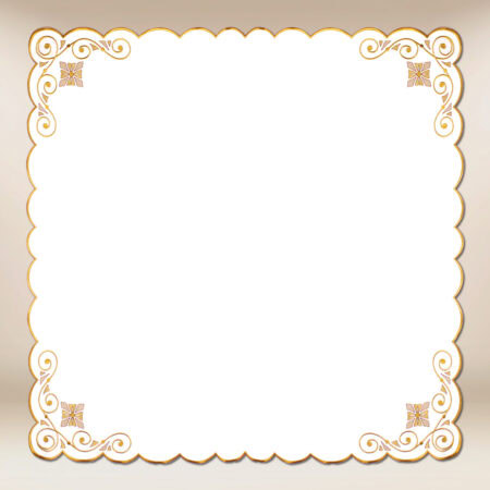 Tovagliolo ricamato natalizio