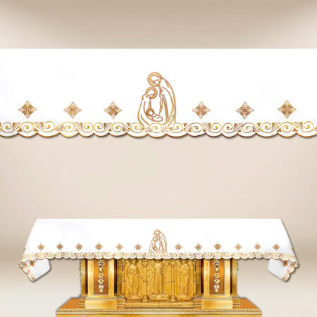 Tovaglia ricamata natalizia