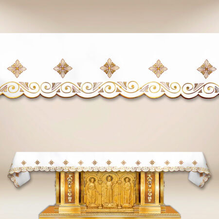 Tovaglia ricamata natalizia