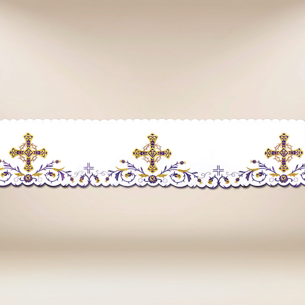 Pizzo ricamato quaresimale