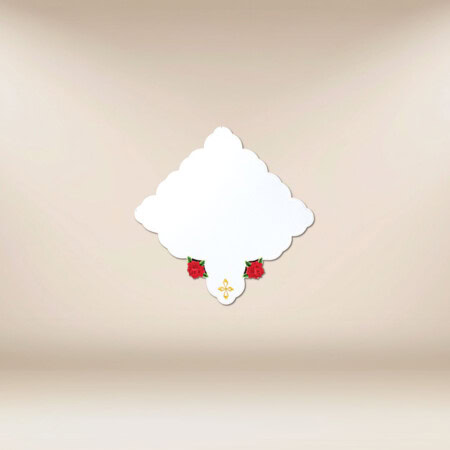 Tovaglietta da altare con rose 32×32 cm