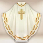 Casula ricamata ecru