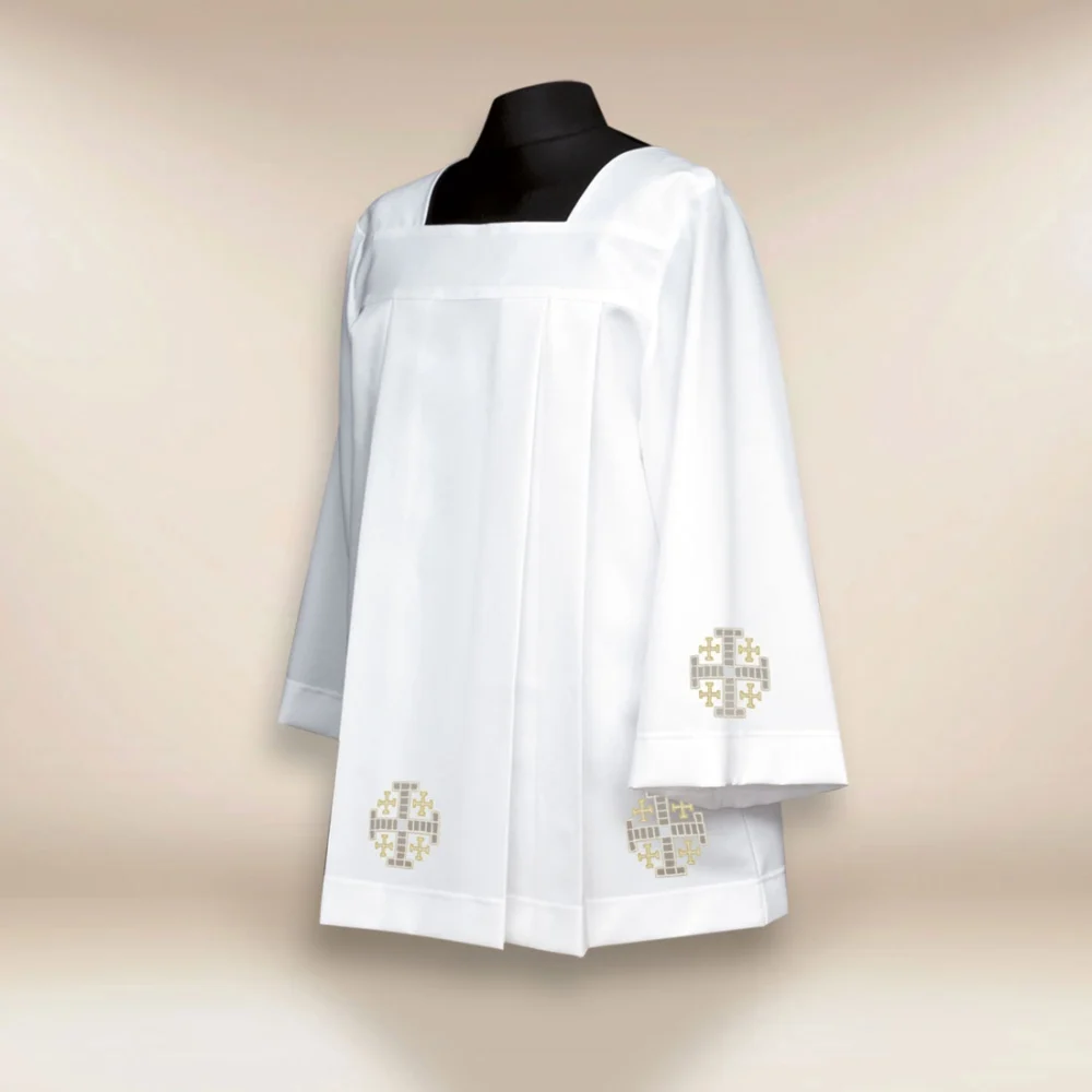 camice liturgico ricamato 176cm