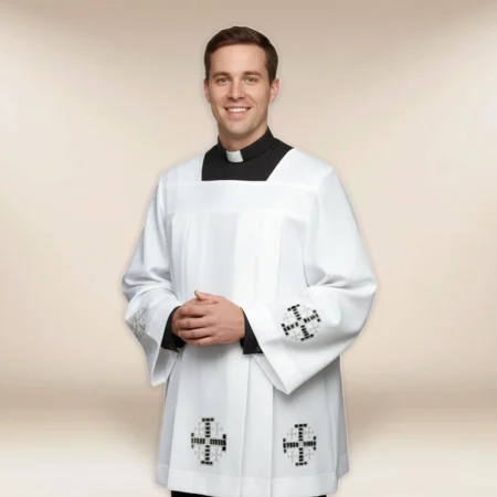 camice liturgico ricamato 188cm
