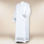 alba liturgica con gipiura IHS 188cm