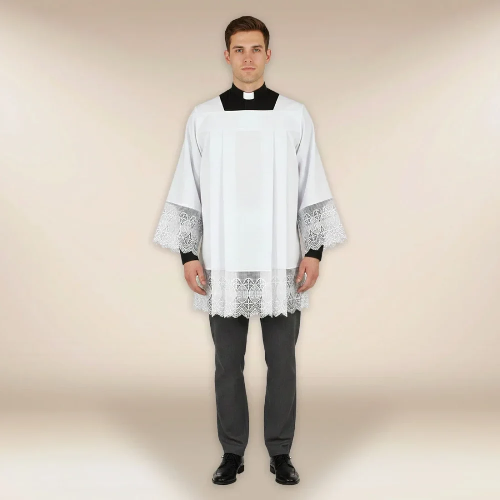 Camice con pizzo IHS 194cm