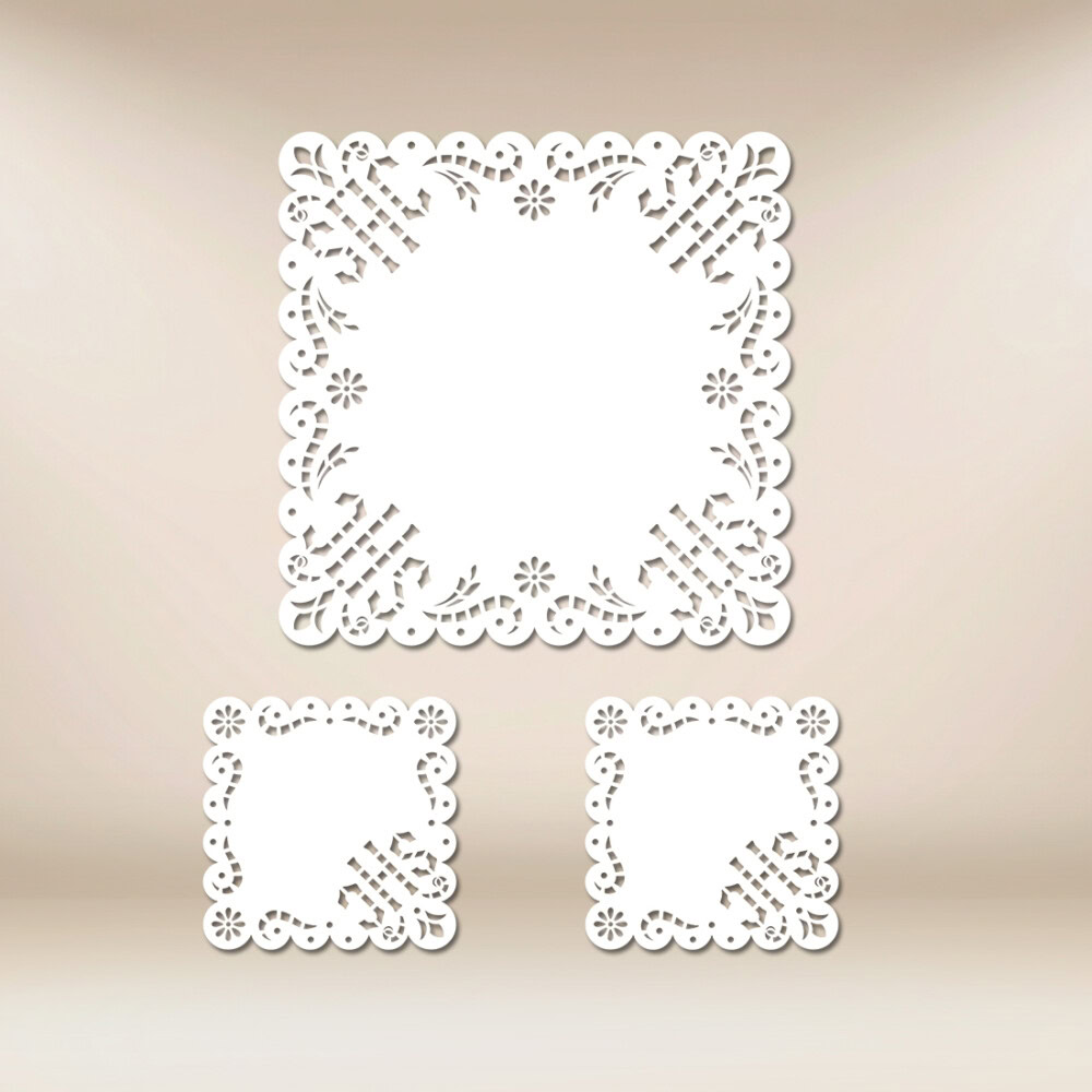 tovaglioli da altare set liturgico tagliato al laser