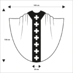 Casula ricamata ecru