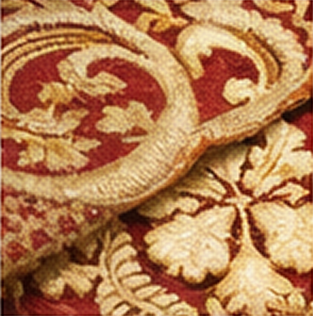 haft liturgiczny przedstawiający motyw eucharystyczny