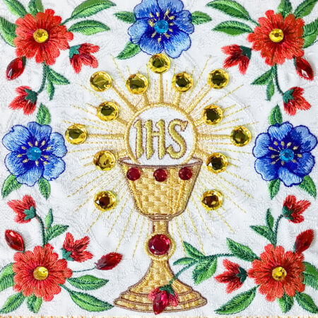 Palla ricamata Calice