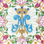 Palla ricamata mariana